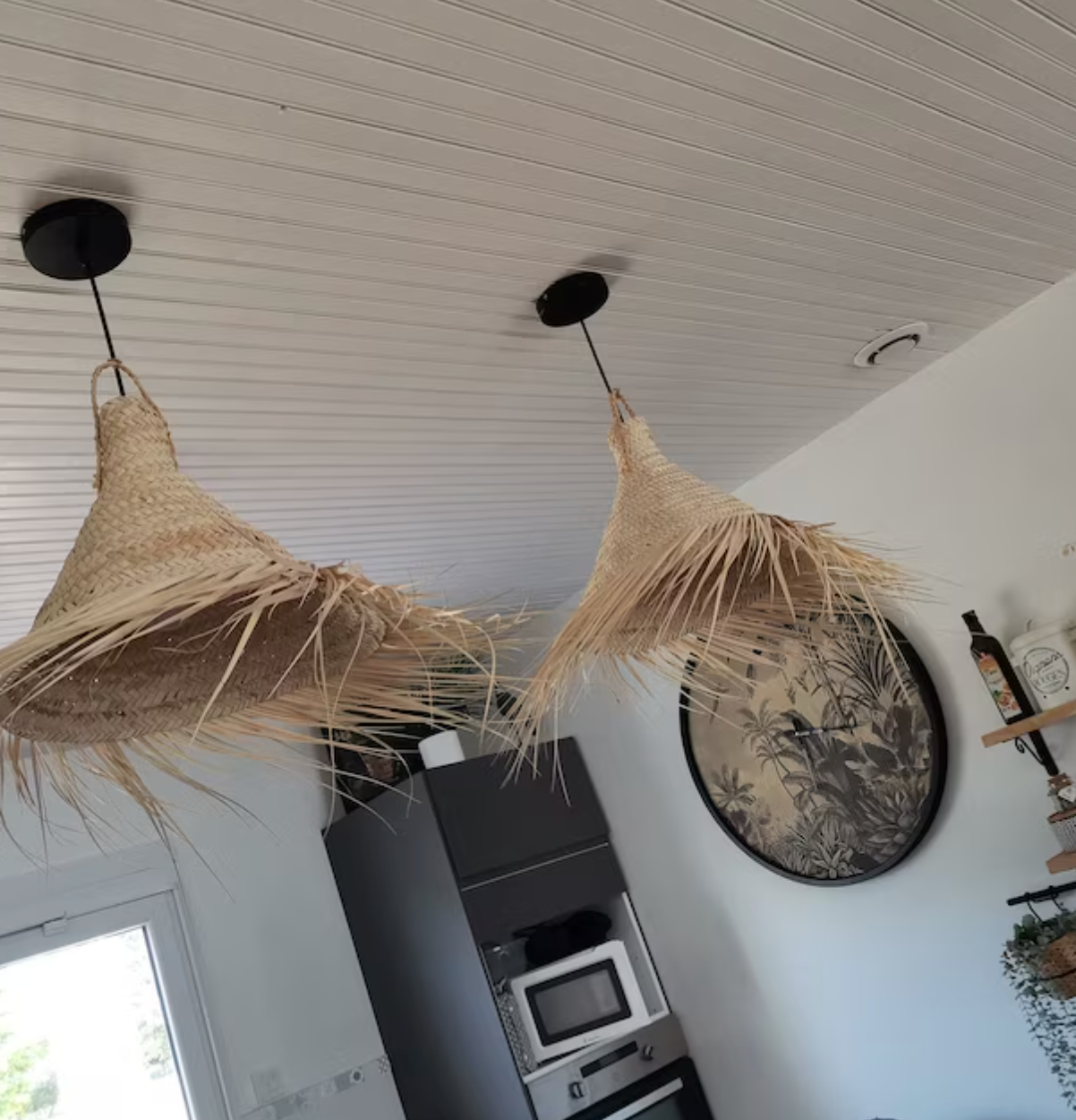 Bohemian straw suspension - Fringes